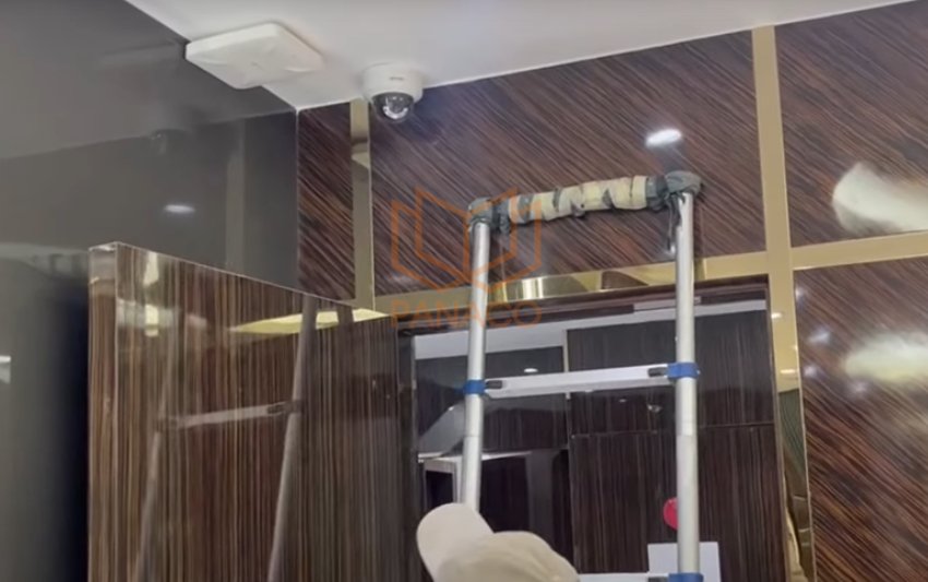 Camera sau khi được lắp đặt
