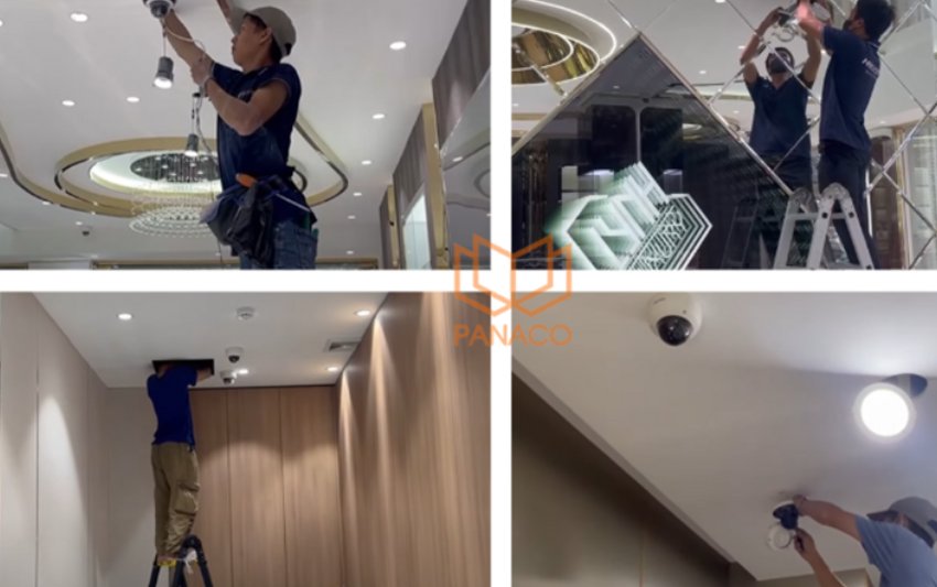 Panaco bố trí camera tại quầy trưng bày chính