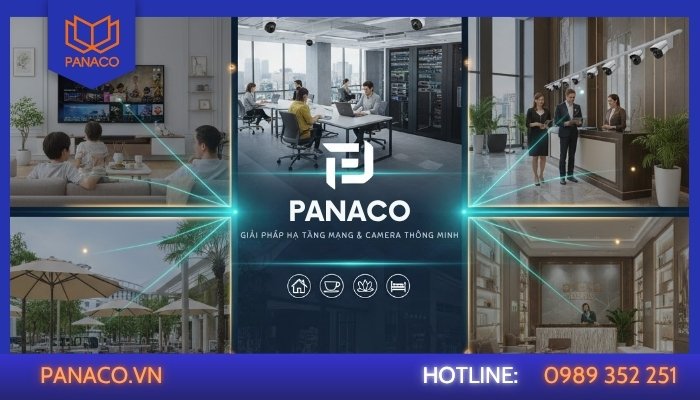 Panaco chuyên thiết kế – tối ưu hạ tầng mạng và hệ thống camera