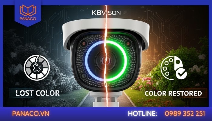 Lỗi camera KBVision bị mất màu