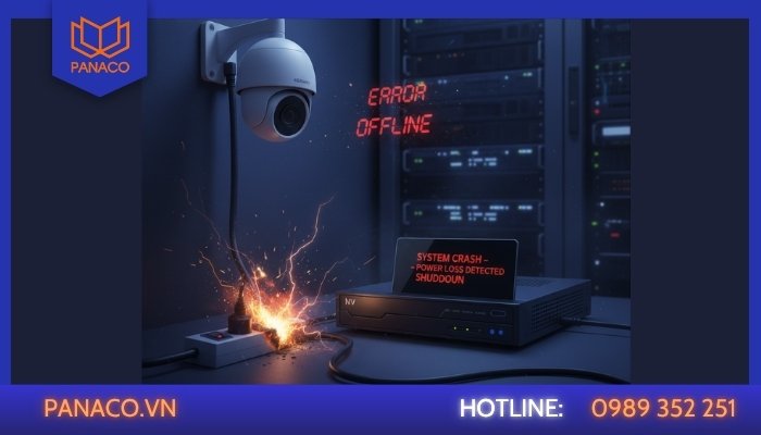 Mất điện đột ngột gây treo hệ thống Mất điện đột ngột gây treo hệ thống