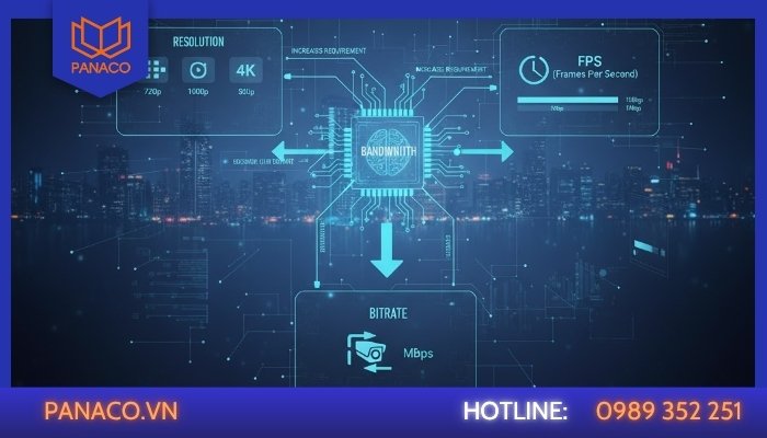 Mối liên hệ giữa băng thông – Bitrate – Độ phân giải – FPS
