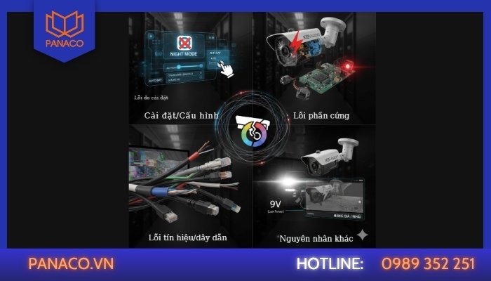 Nguyên nhân camera KBVision bị mất màu