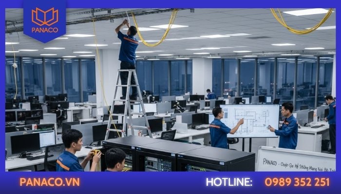 Panaco - Chuyên gia thi công hệ thống mạng nội bộ toàn diện