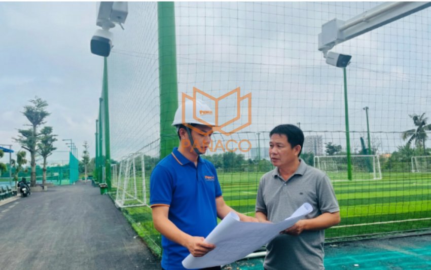 Panaco lên sơ đồ bố trí, trình bày cho chủ sân duyệt