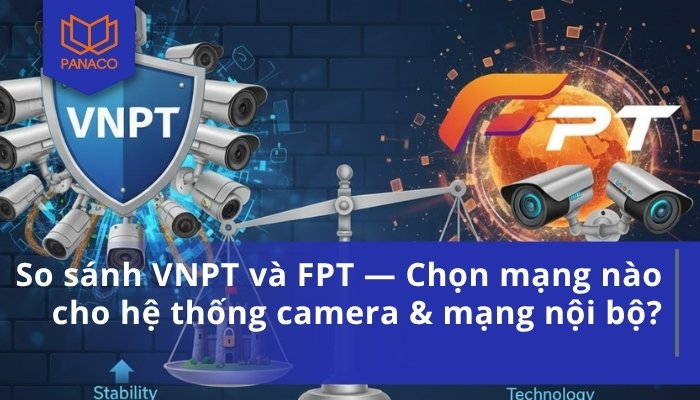 So sánh VNPT và FPT — Chọn mạng nào cho hệ thống camera & mạng nội bộ