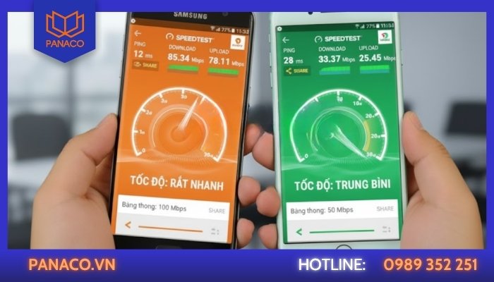 So sánh tốc độ và băng thông mạng FPT – Viettel