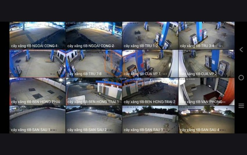 Toàn cảnh cửa hàng pvoil sau khi hoàn thiện