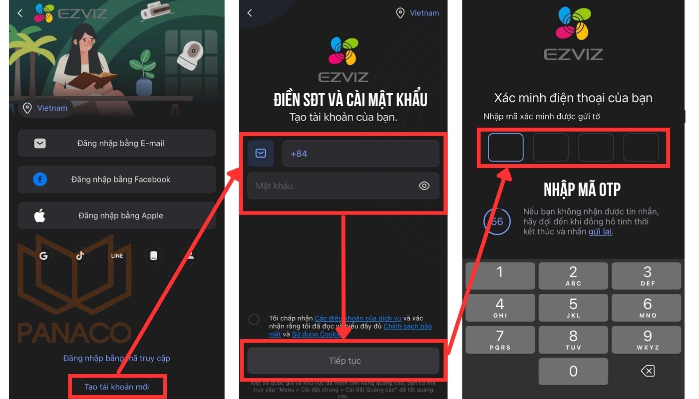 Đăng ký tài khoản Ezviz để kích hoạt gói lưu trữ đám mây Đăng ký tài khoản Ezviz để kích hoạt gói lưu trữ đám mây