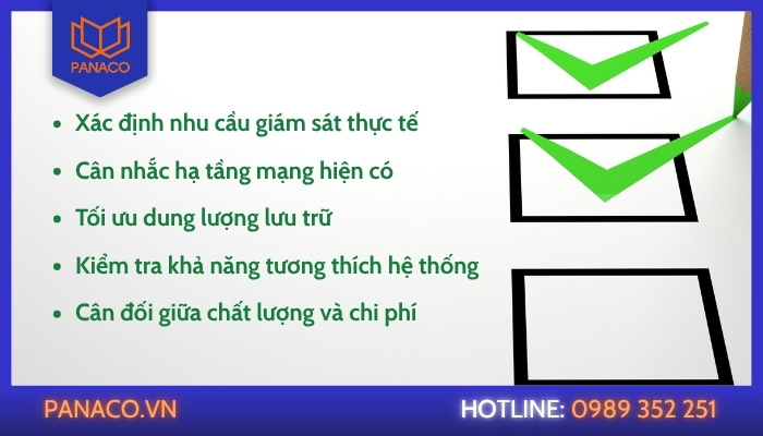 Chọn chuẩn hình ảnh trên camera an ninh Chọn chuẩn hình ảnh trên camera an ninh