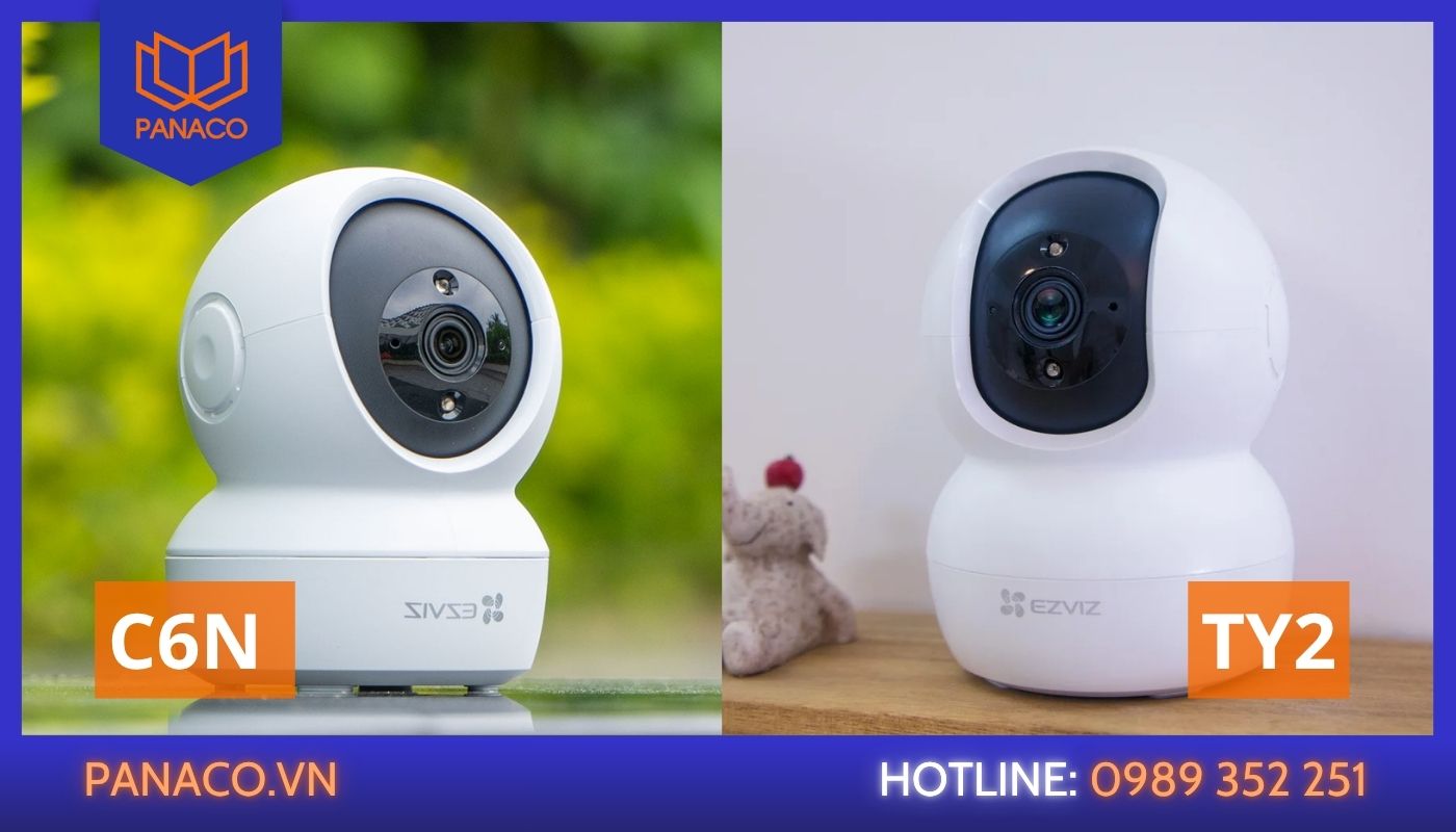 Những nét tương đồng giữa camera Ezviz TY2 vs C6N