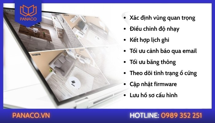 Lưu ý cài đặt ghi hình chuyển động đầu ghi Dahua