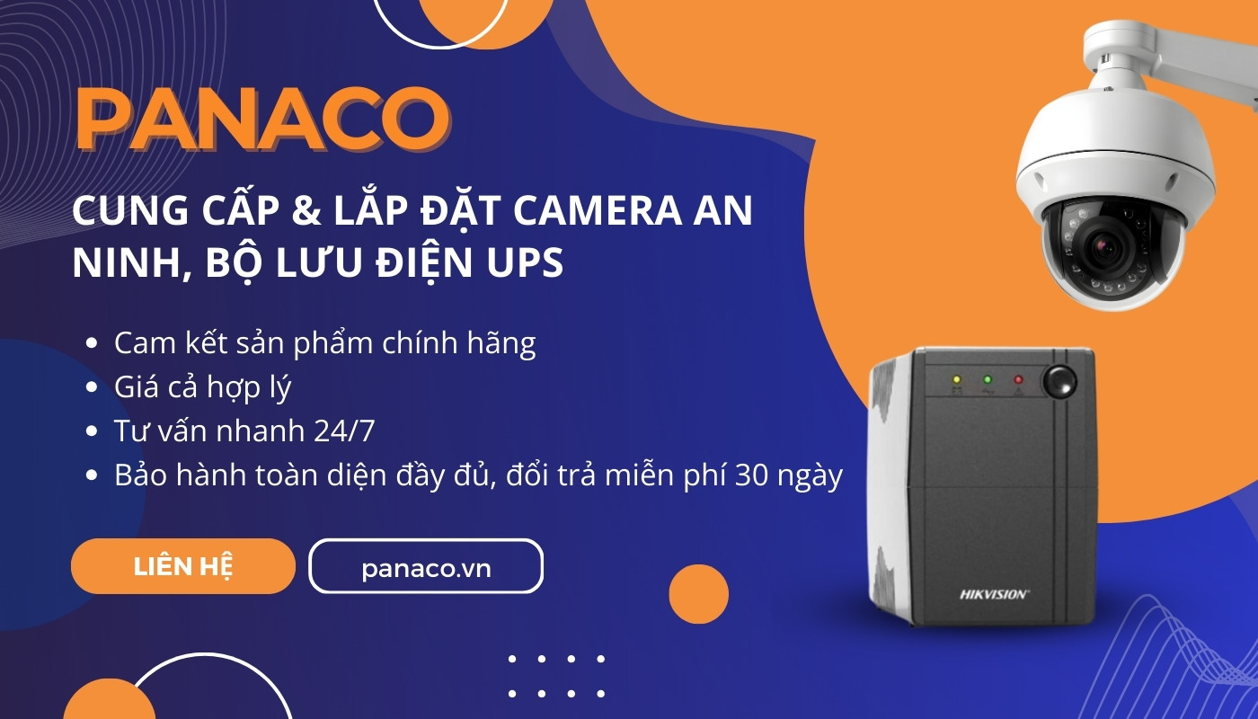 Cung cấp và lắp đặt camera, bộ lưu điện UPS