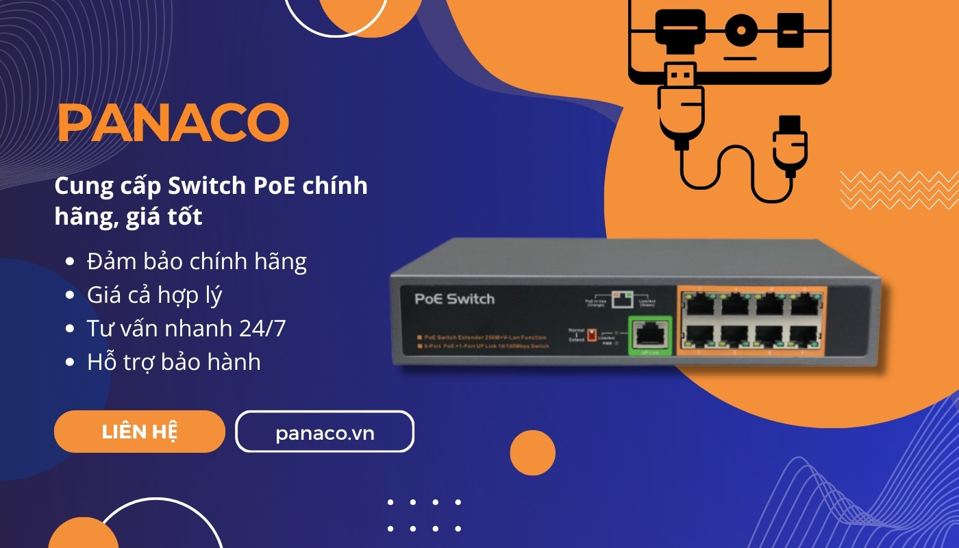 Mua cổng chuyển đổi PoE tại PANACO