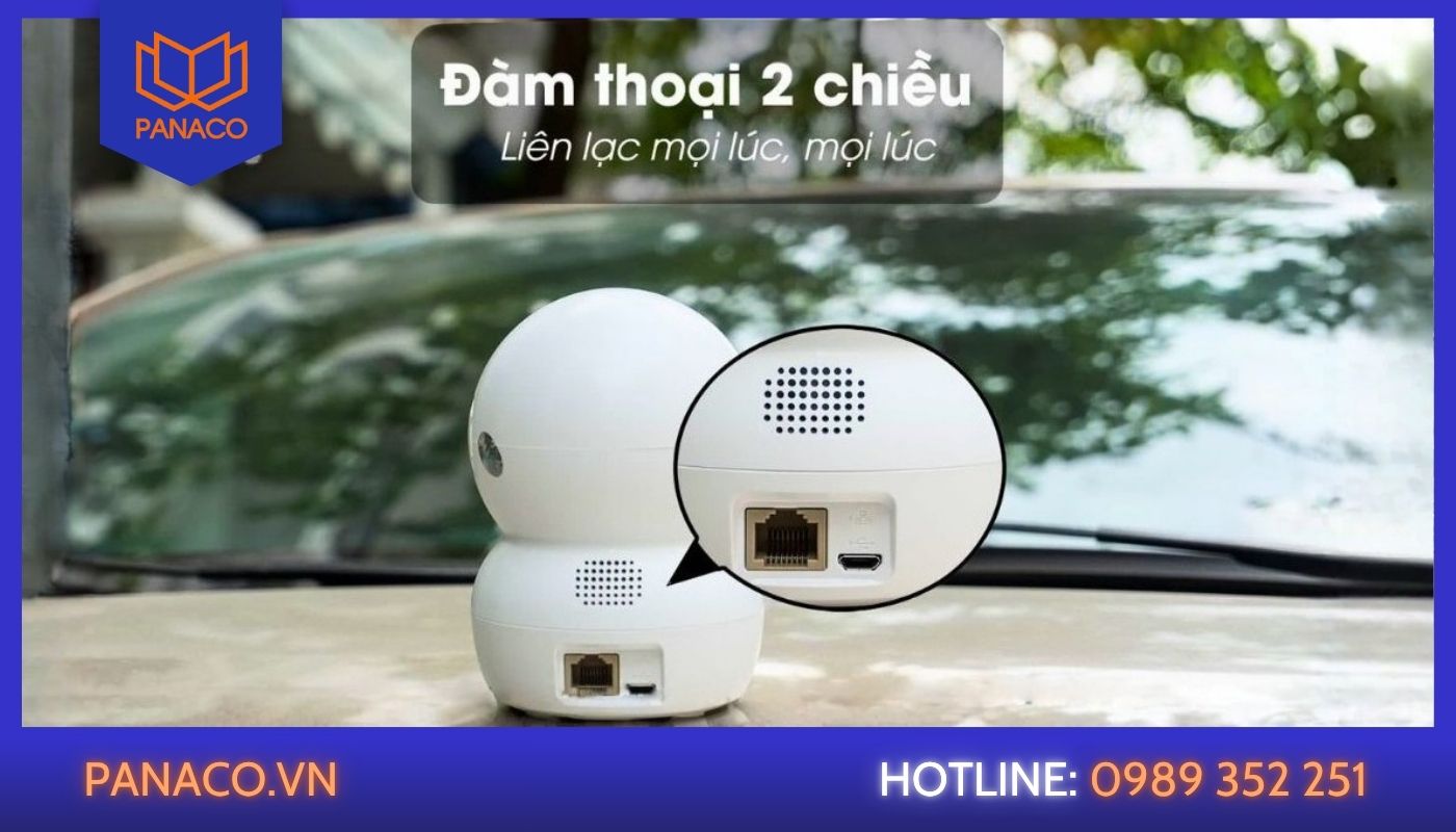Camera Ezviz TY2 mang đến trải nghiệm âm thanh sống động hơn so với C6N