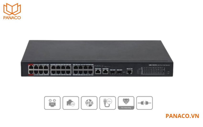 Bộ chuyển mạch Kbvision KX-CSW24-PF