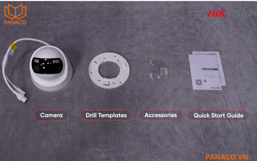 Box sản phẩm camera IP Hikvision DS-2CD1367G2HP-LIUF/SRB