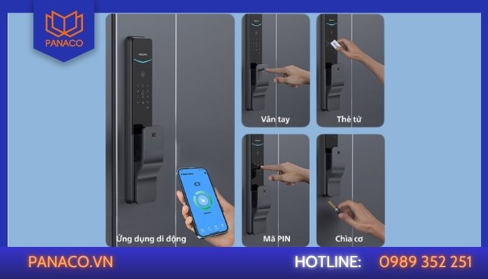 Các phương thức mở cửa của khóa vân tay hiện nay