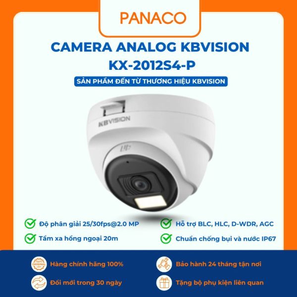 Camera Analog KBVISION KX-2012S4-P