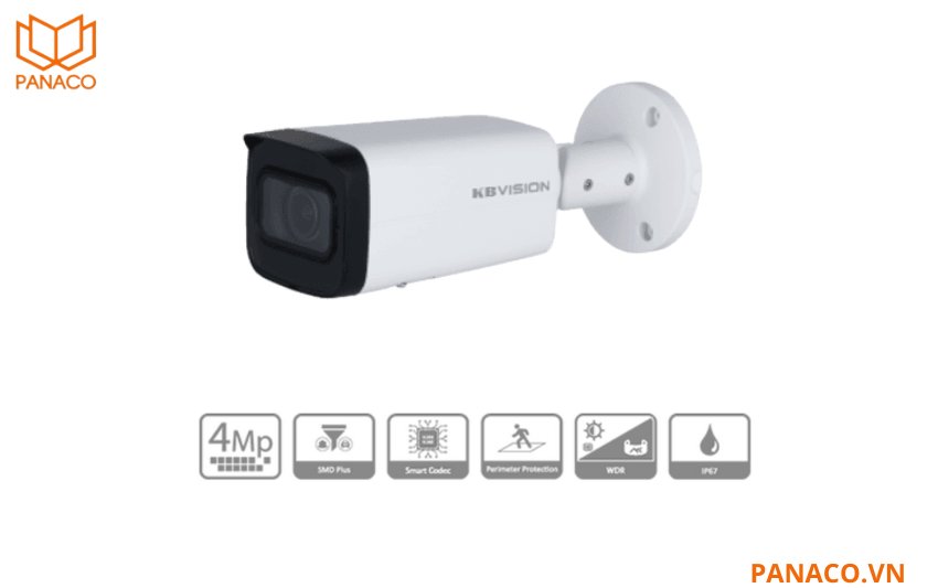 Camera IP 4MP Kbvision KX-CAi4005MSN-AB-VN