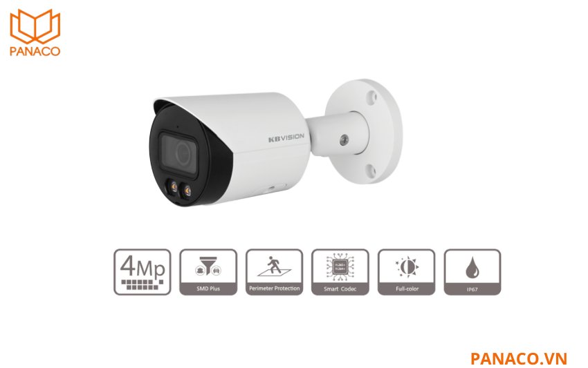 Camera IP Full color 4.0MP KBVISION KX-CAiF4001SN-A