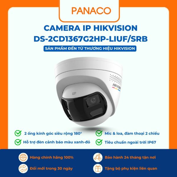Camera IP DS-2CD1367G2HP-LIUF/SRB