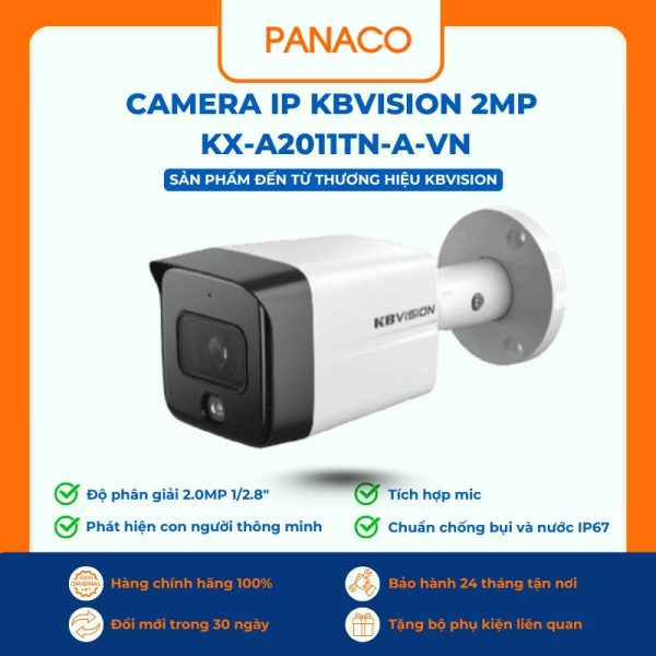 Camera IP Kbvision 2MP KX-A2011TN-A-VN