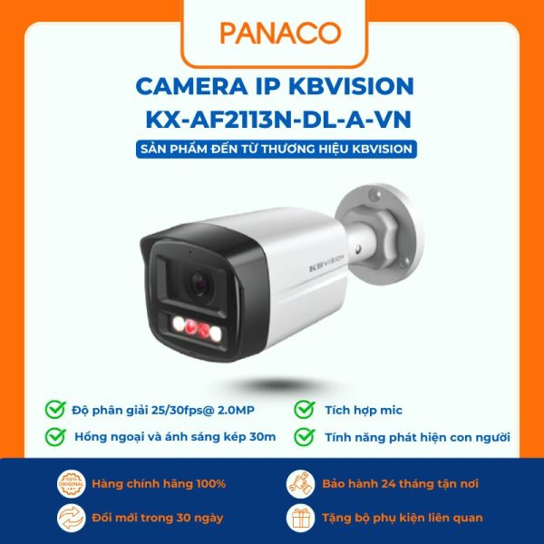 Camera IP Kbvision 2MP KX-AF2113N-DL-A-VN