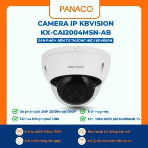 Camera IP Kbvision 2MP KX-CAi2004MSN-AB