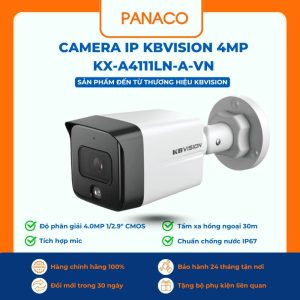 Camera IP Kbvision 4MP Full Color KX-A4111LN-A-VN