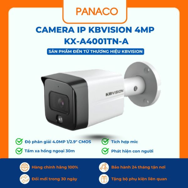 Camera IP Kbvision 4MP KX-A4001TN-A