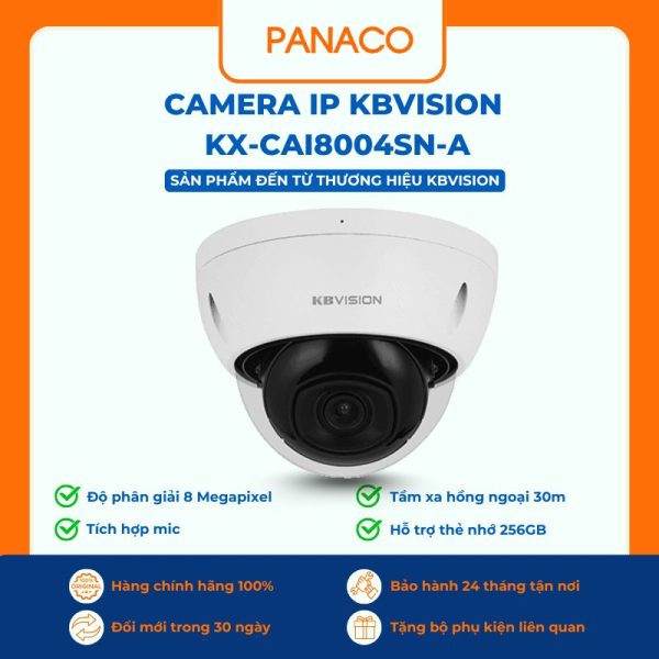 Camera IP Kbvision 8MP KX-CAi8004SN-A
