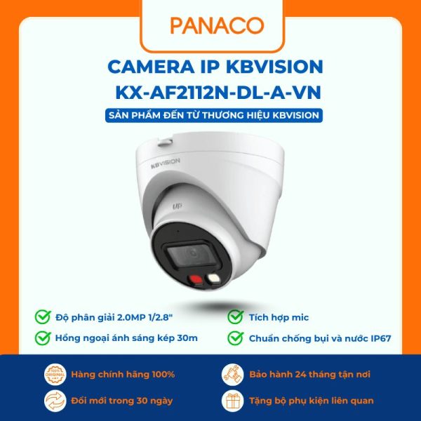 Camera IP Kbvision KX-AF2112N-DL-A-VN