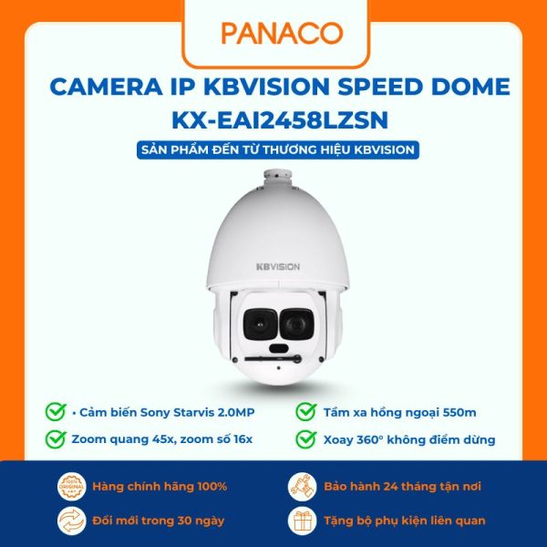 Camera IP Kbvision Speed Dome KX-EAi2458LZSN