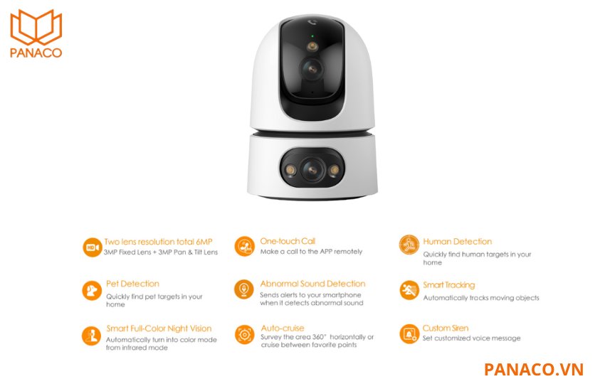 Camera Imou Ranger Dual Pro 6MP IPC-S2XEP-6M0S