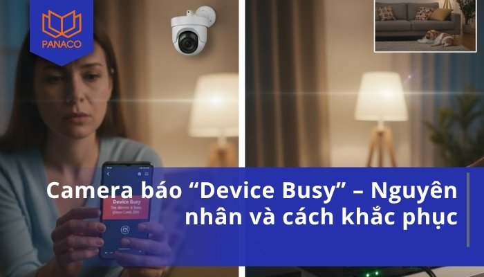 Camera báo “Device Busy” – Nguyên nhân và cách khắc phục