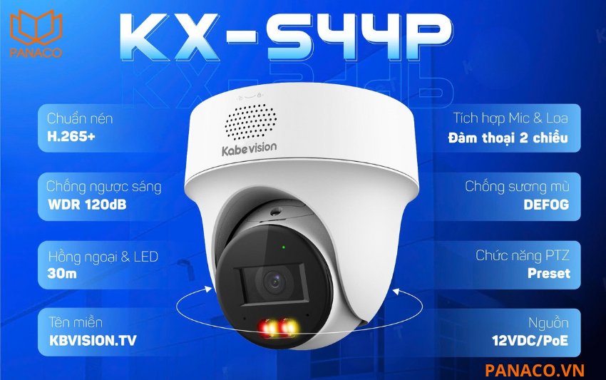 Camera dome IP Kabevision KX-S44P