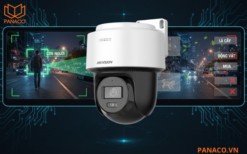 Tính năng phát hiện người (Human Detection) – Giảm báo động giả hiệu quả