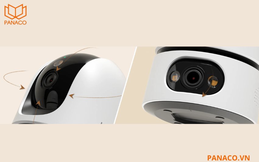 Imou Ranger Dual Pro (IPC-S2XEP-6M0S) được trang bị cấu trúc camera kép 