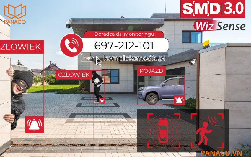 KX-CAi2167PN tích hợp AI thông minh SMD 3.0 và Auto Tracking tăng hiệu quả giám sát