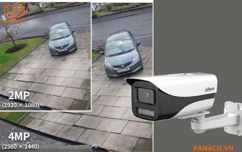 Dahua DH-IPC-HFW1431M-A thể hiện độ sắc nét rõ ràng nhờ độ phân giải 4MP và cảm biến CMOS kích thước 1/2.9”
