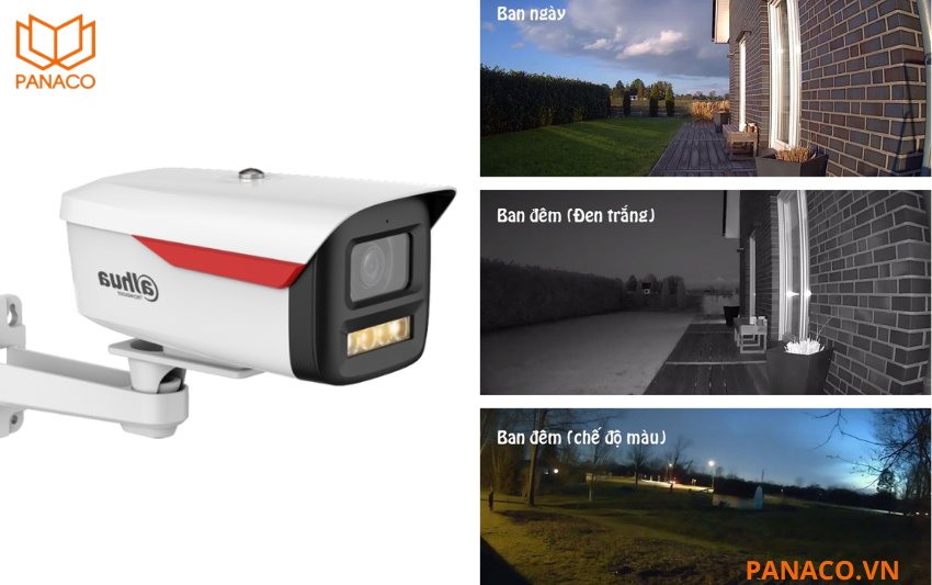 DH-IPC-HFW2849M-S-B-PRO ghi hình màu ban đêm rõ nét và tự nhiên