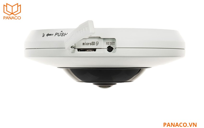 DS-2CD2955G0-ISU hỗ trợ microSD tối đa 256GB và lưu trữ NAS linh hoạt