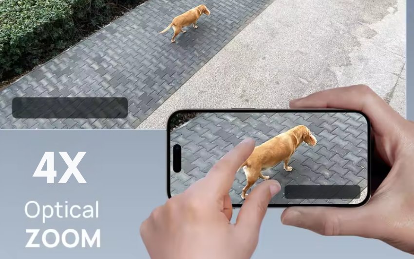 DS-2DE2A404IWG1-E sở hữu ống kính zoom quang học 4X