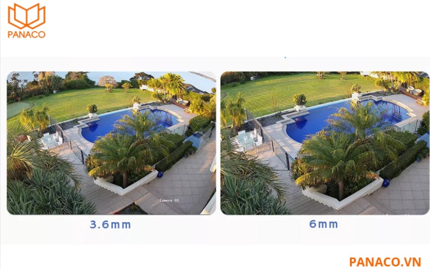 Dahua DH-IPC-HDW1230T2-A được trang bị ống kính 3.6mm