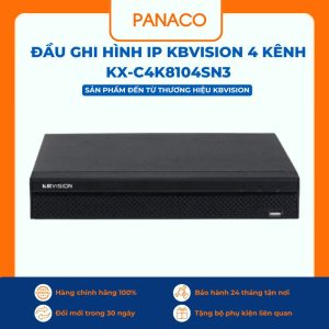 Đầu ghi hình IP KBvision 4 kênh KX-C4K8104SN3