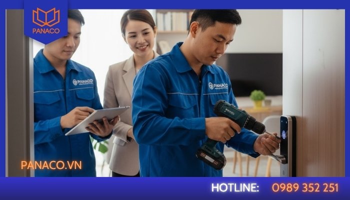 Dịch vụ lắp khóa vân tay chuyên nghiệp