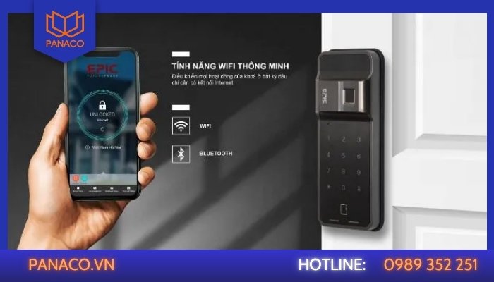 Khóa Bluetooth Smart Lock mở cửa bằng Bluetooth