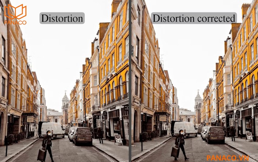 Distortion Correction giữ hình ảnh không bị méo