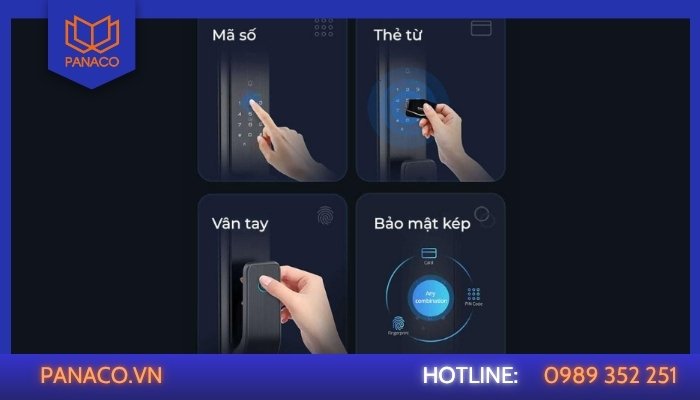 Hỗ trợ nhiều phương thức mở cửa